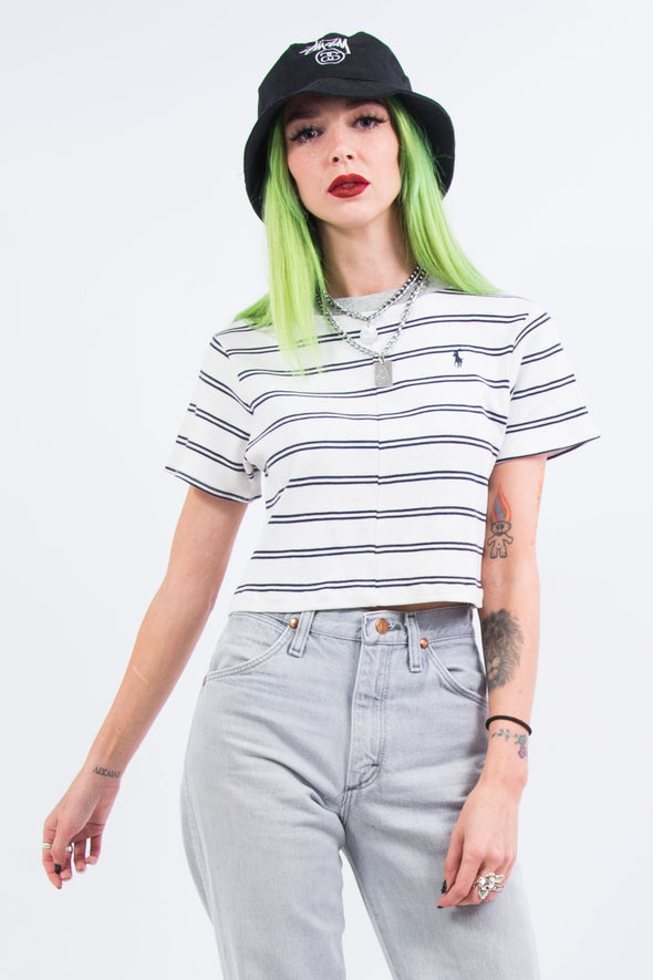 Rework Ralph Lauren Crop T-Shirt