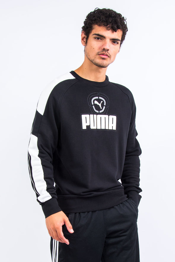 00's vintage black Puma sweatshirt 