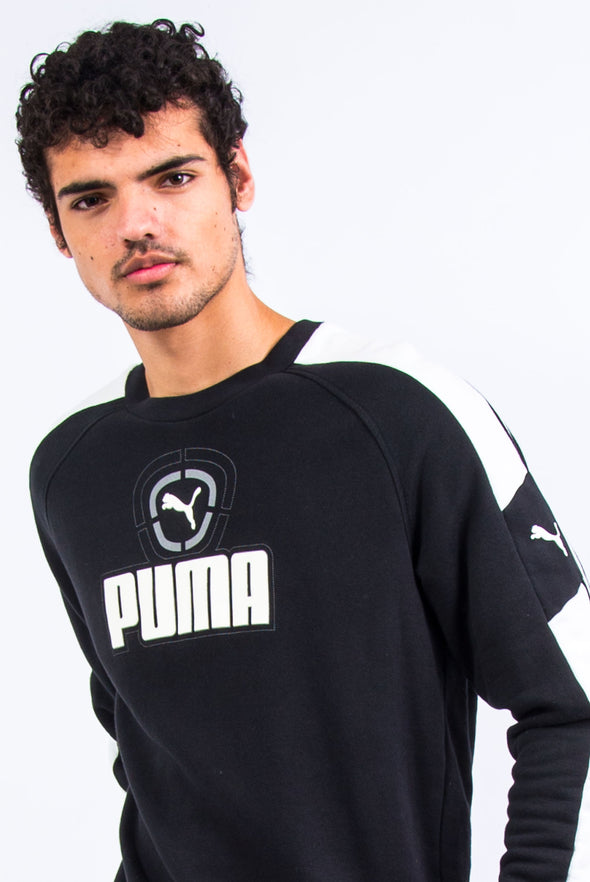 00's vintage black Puma sweatshirt 