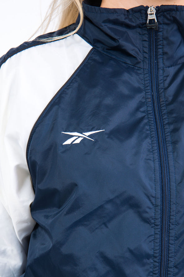Vintage Reebok Zip Through Windbreaker Jacket
