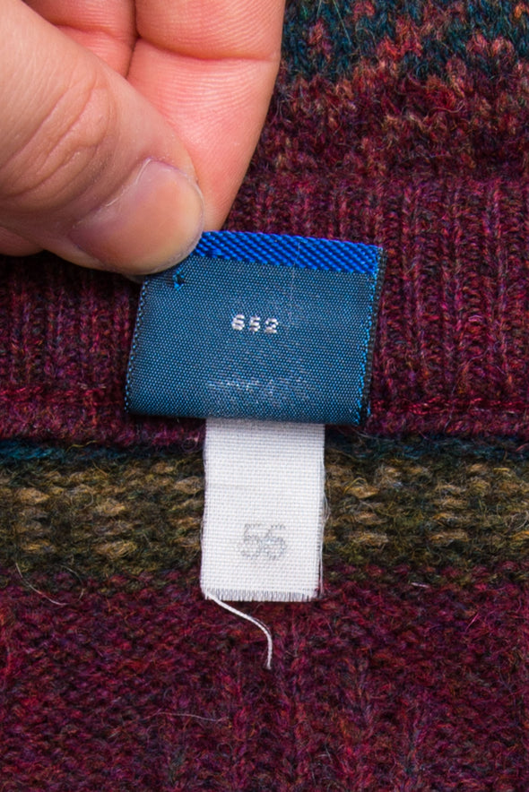 Vintage 90's Grandad Knit V-Neck Jumper