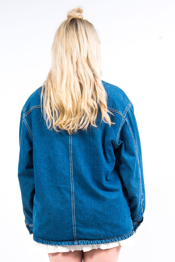 Vintage 90's Gap Fleece Lined Denim Jacket