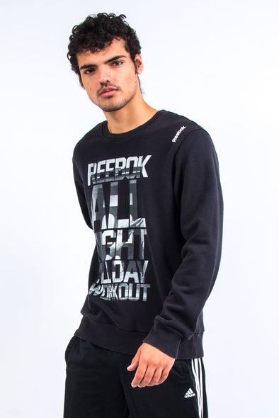 Reebok Graphic Print Sports Sweatshirt