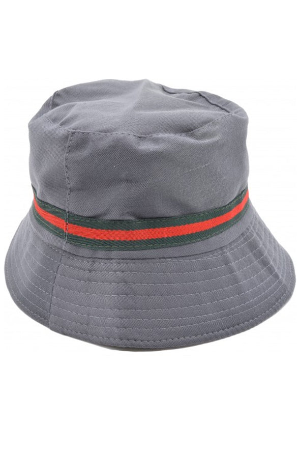 Grey Festival Bucket Hat